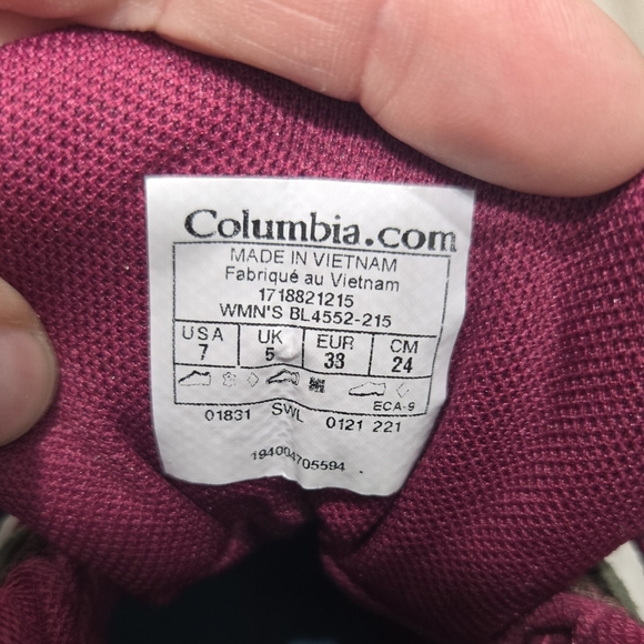 Columbia Women's Newton Ridge Plus Waterproof Amped Hiking Shoe, Peatmoss/Red On - Picture 13 of 14